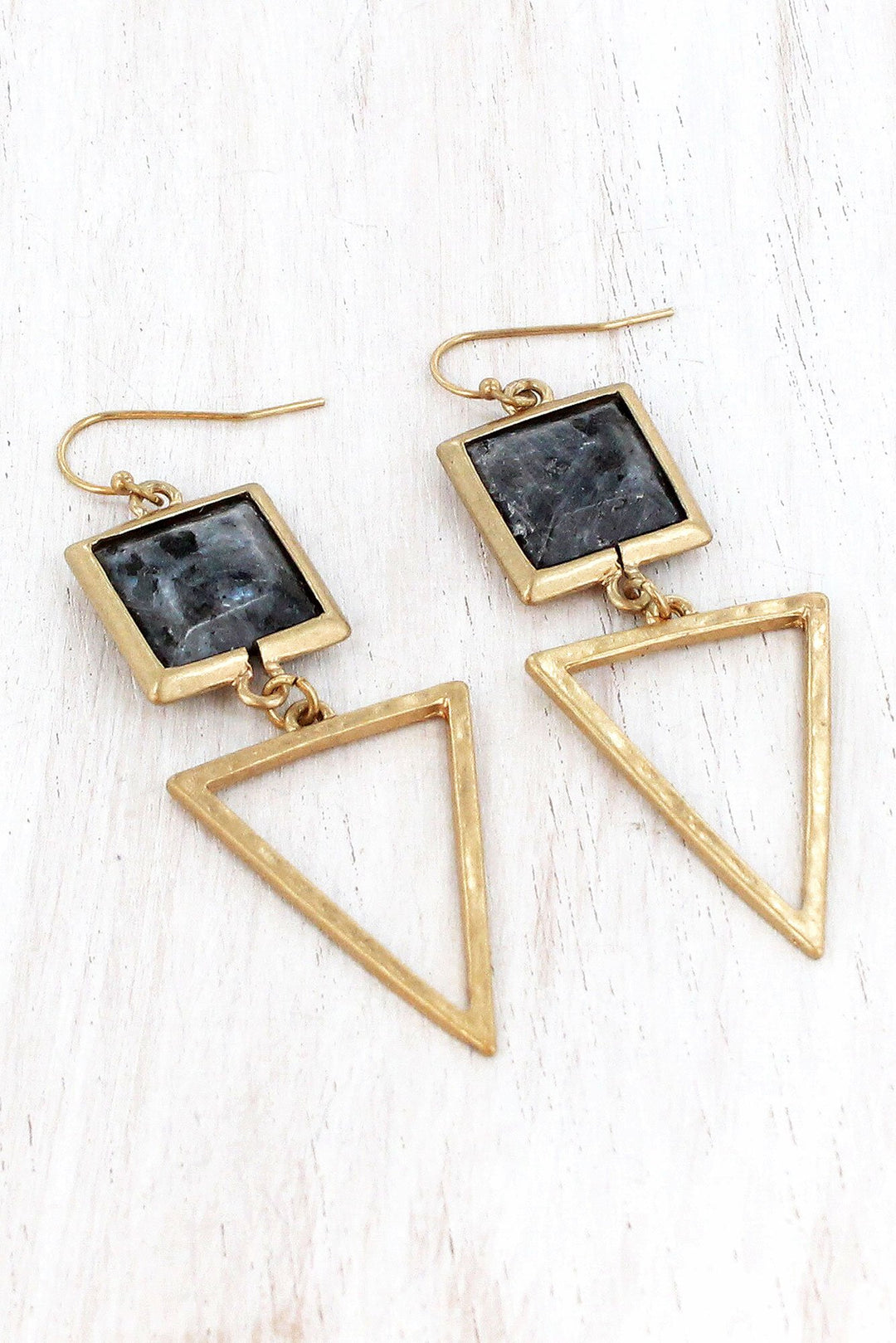 Granite Geo Earrings