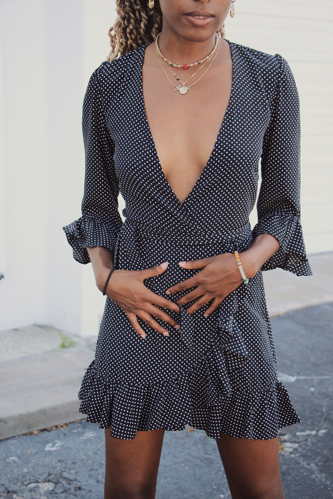 Skylar and Madison Star Boho Wrap Dress – Emillie and Harlow Skylar and Madison Star Boho Wrap Dress – Emillie and Harlow