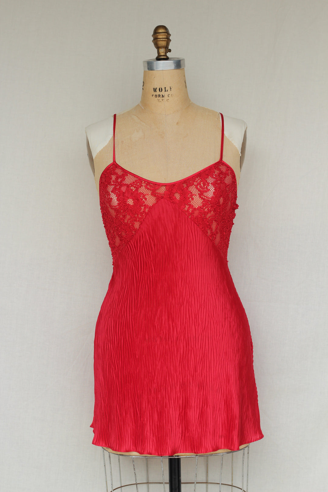 Val Mode Vintage Red Sexy Slip Dress Emillie and Harlow Val Mode Vintage Red Sexy Slip Dress Emillie and Harlow
