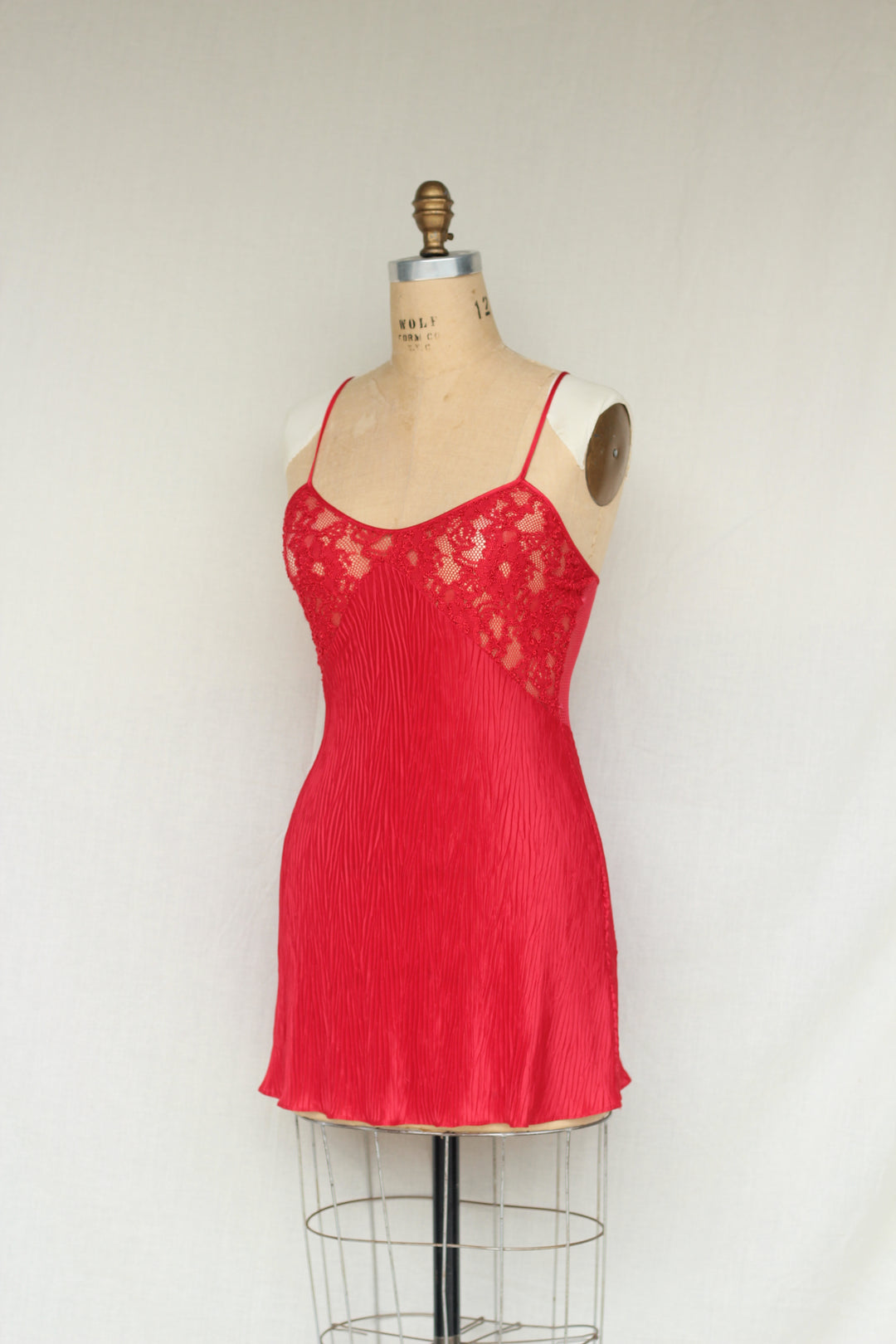 Val Mode Vintage Red Sexy Slip Dress Emillie and Harlow Val Mode Vintage Red Sexy Slip Dress Emillie and Harlow