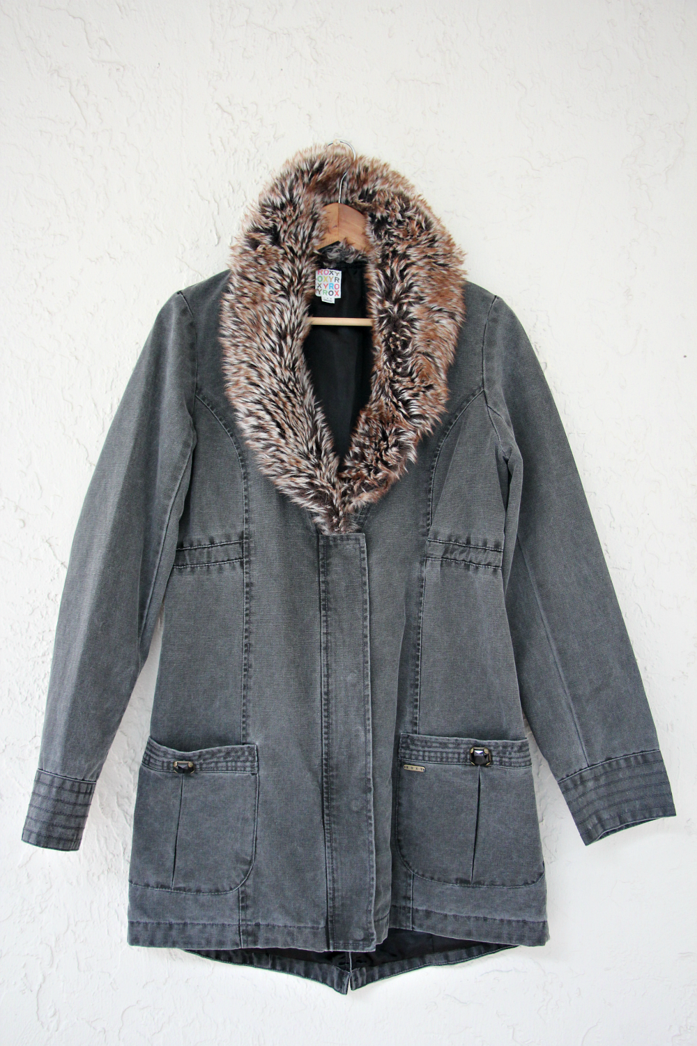 Roxy Vintage Heather Grey Jacket