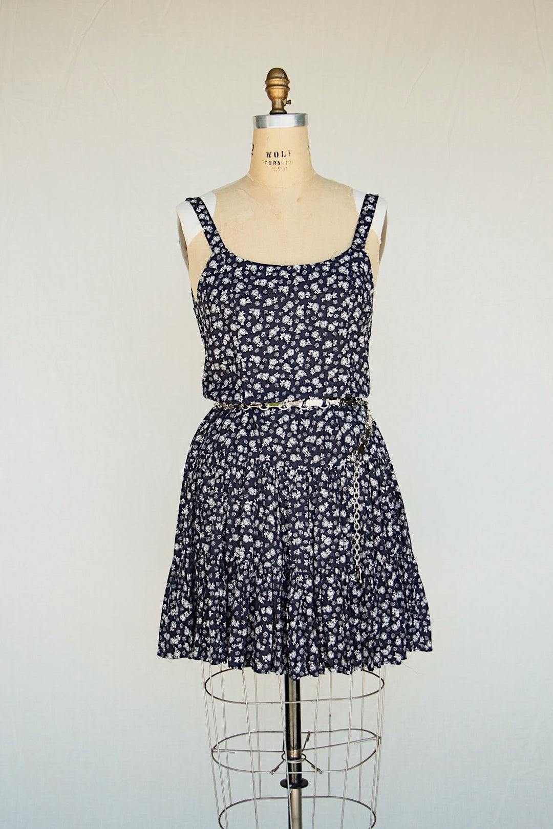 90's Michael Matisse Deadstock Floral Vintage Mini Dress