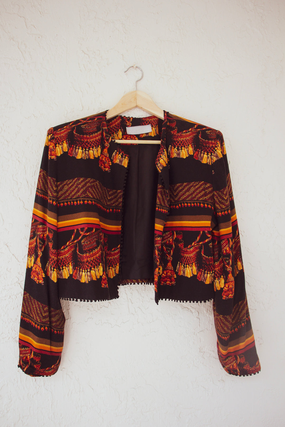A.C. Sport Tassel Printed Jacket