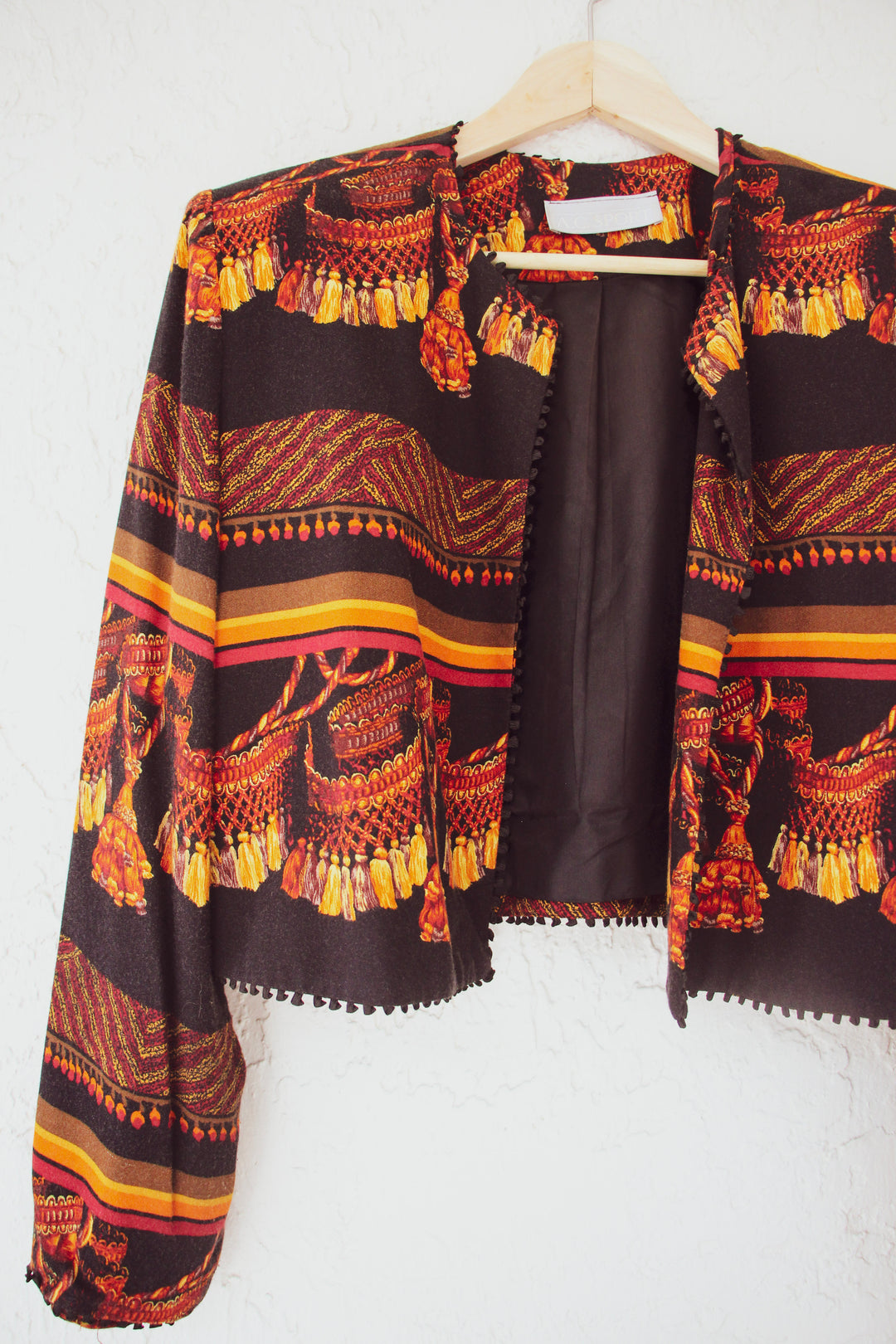 A.C. Sport Tassel Printed Jacket