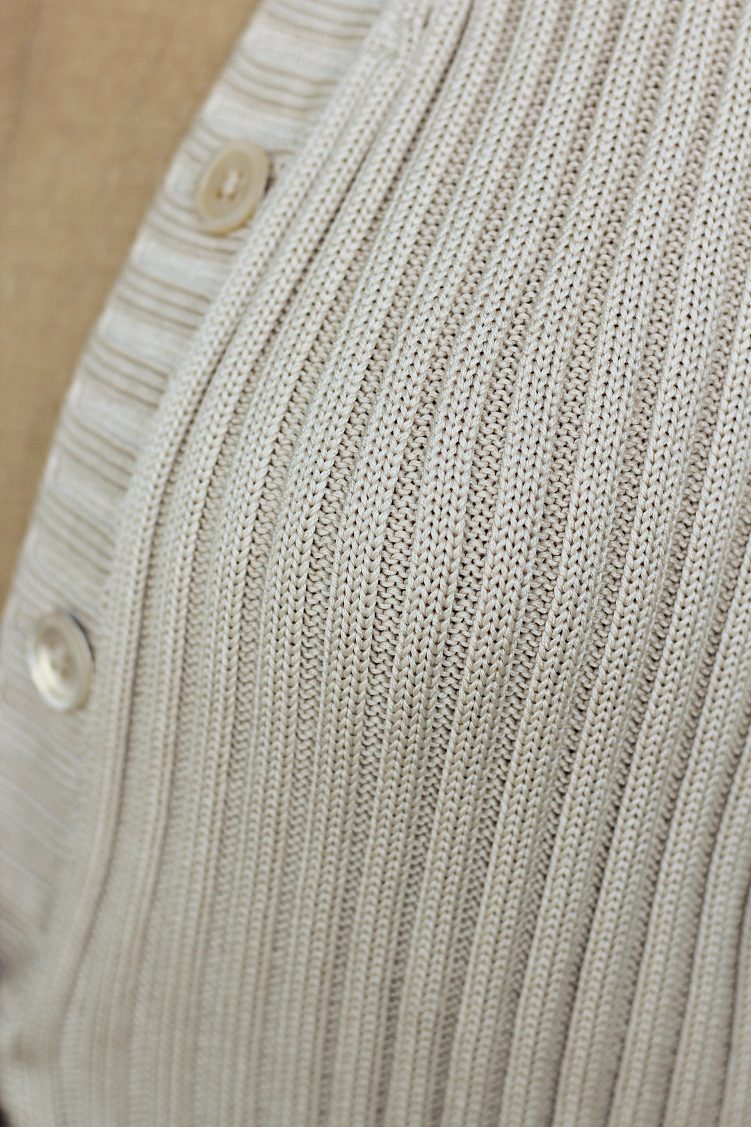 Ann Taylor Silk Ribbed Cardigan Sweater