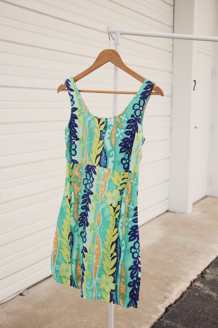 Big Hed Designs Funky Colorful 90's Mini Dress