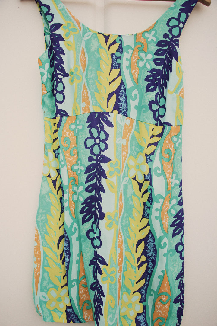 Big Hed Designs Funky Colorful 90's Mini Dress