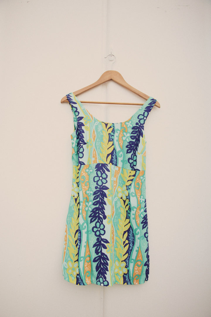 Big Hed Designs Funky Colorful 90's Mini Dress