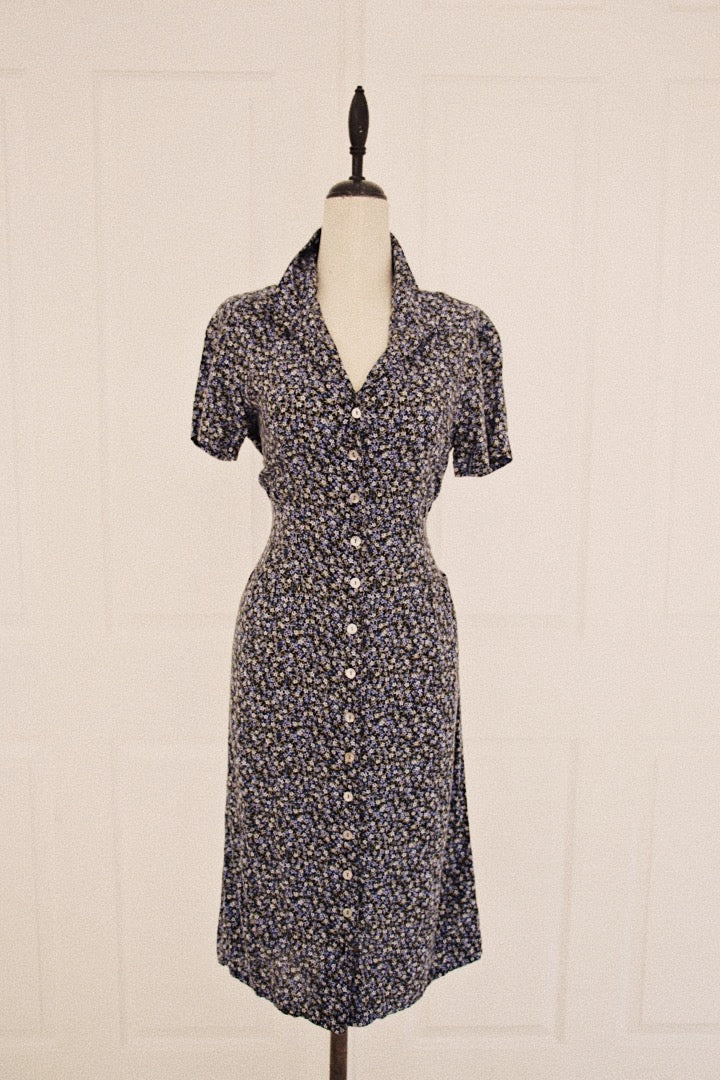 Connected Apparel Deadstock Floral Mini Dress