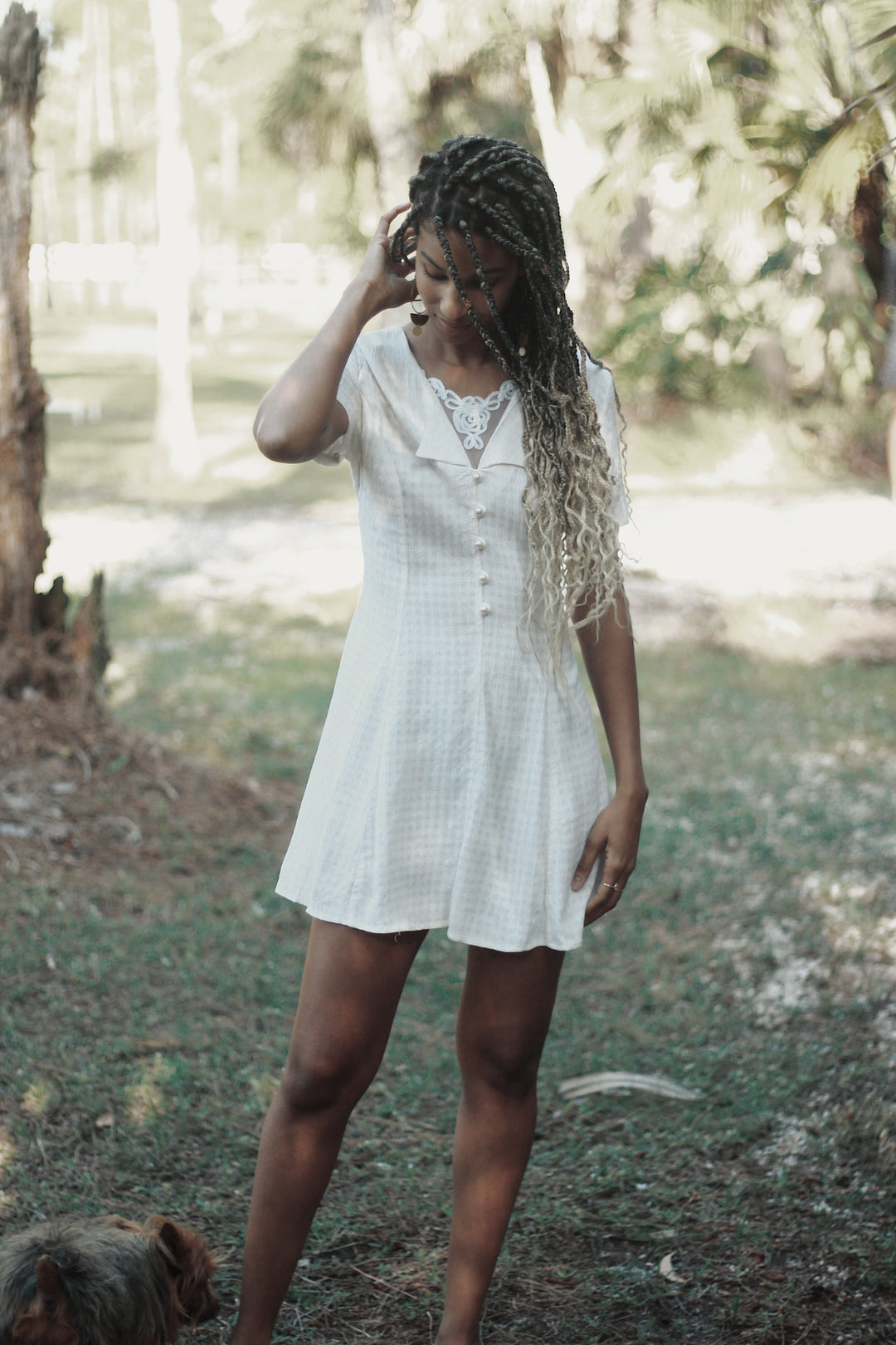 Jody Off-White Mini Sailor Dress