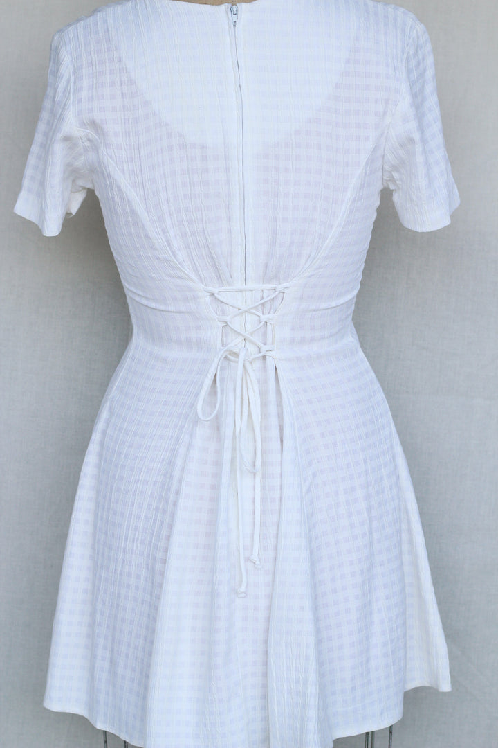 Jody Off-White Mini Sailor Dress