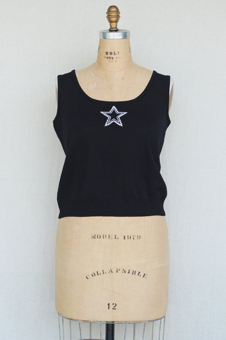 St John Collection by Marie Gray Black Star Sweater