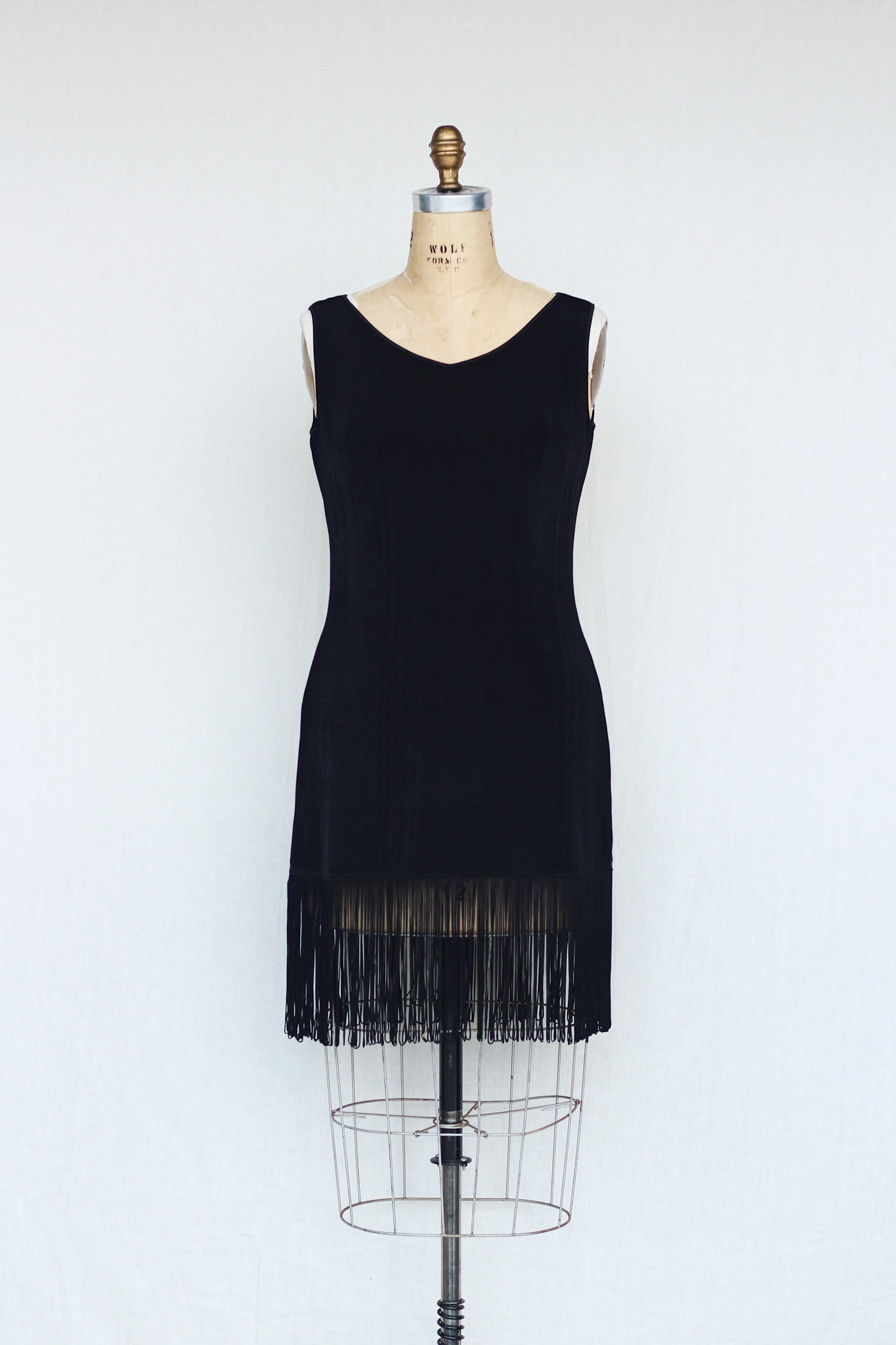 Vintage fringe dress on sale