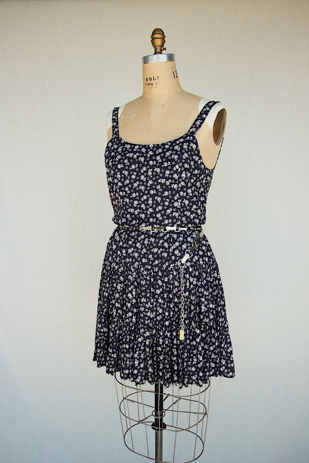 90's Michael Matisse Deadstock Floral Vintage Mini Dress
