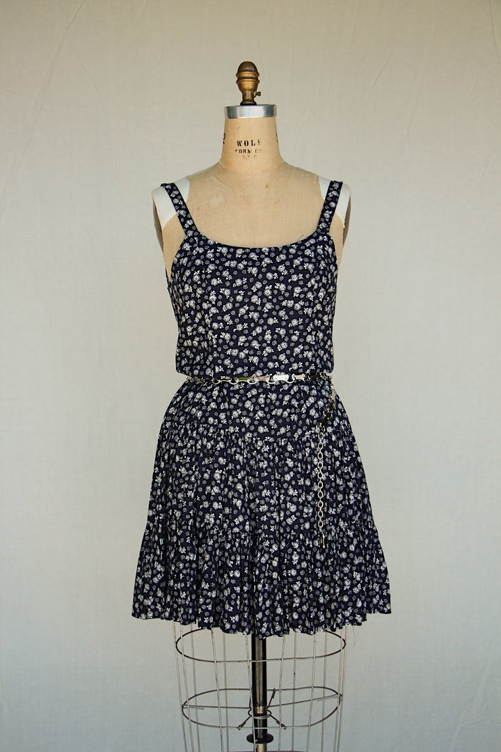 90's Michael Matisse Deadstock Floral Vintage Mini Dress