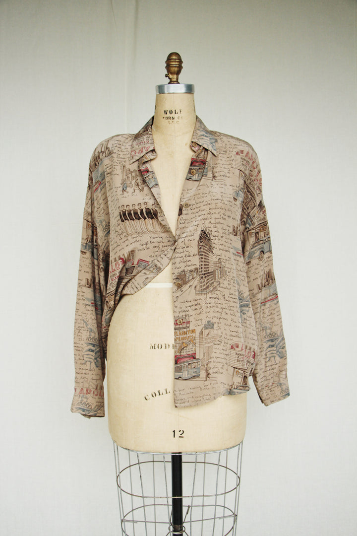 Linda Allard for Ellen Tracy Silk Apollo Theater Top