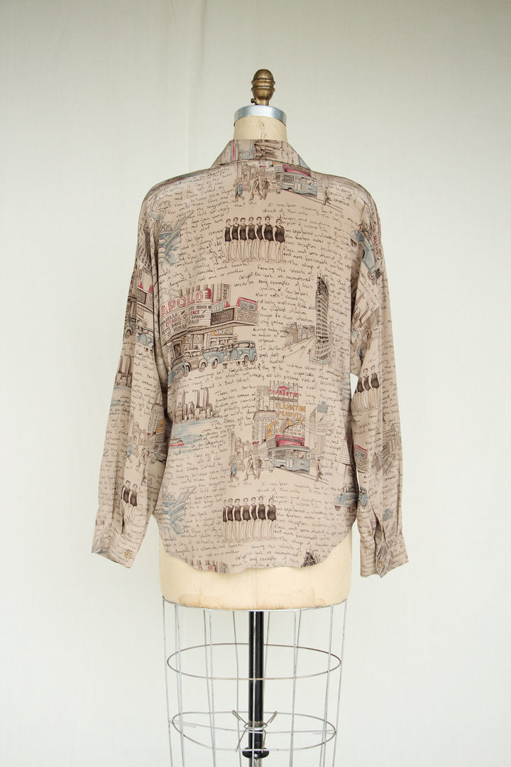 Linda Allard for Ellen Tracy Silk Apollo Theater Top