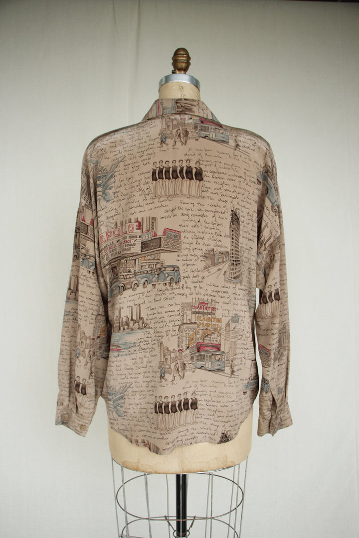 Linda Allard for Ellen Tracy Silk Apollo Theater Top