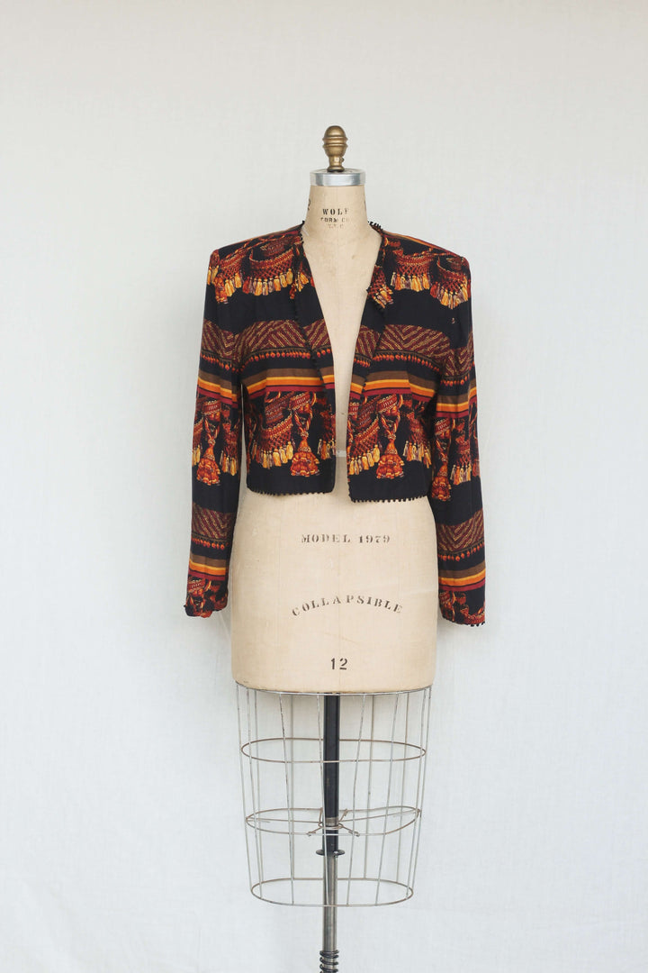 A.C. Sport Tassel Printed Jacket