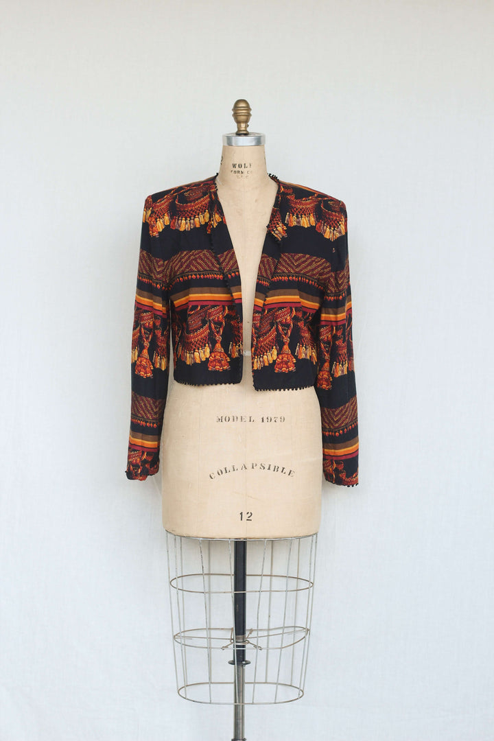 A.C. Sport Tassel Printed Jacket
