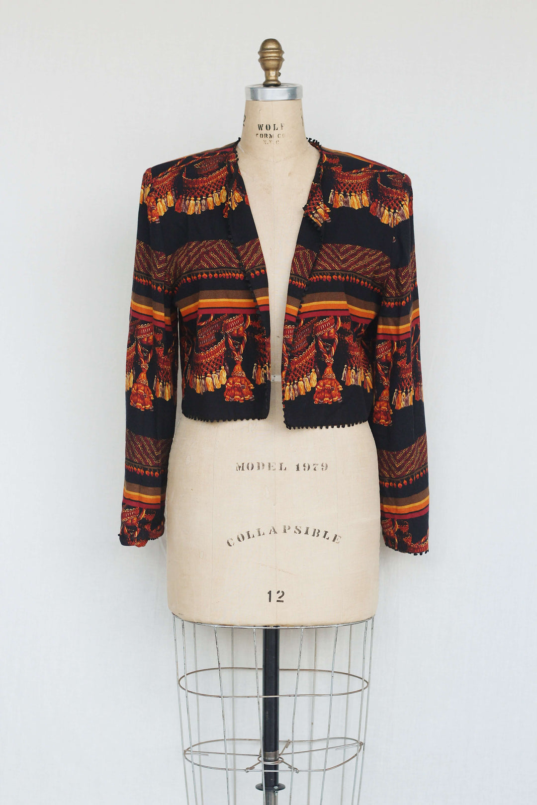 A.C. Sport Tassel Printed Jacket