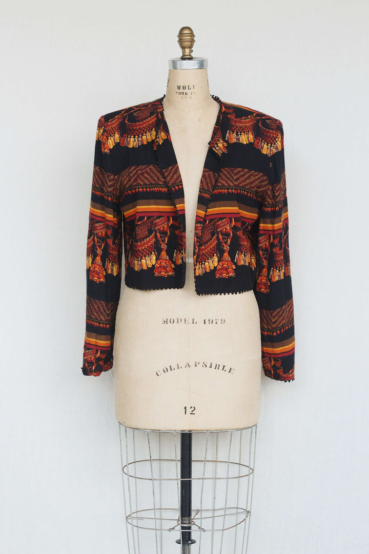 A.C. Sport Tassel Printed Jacket